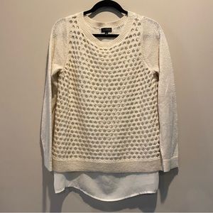 The Limited Cream sweater with lining